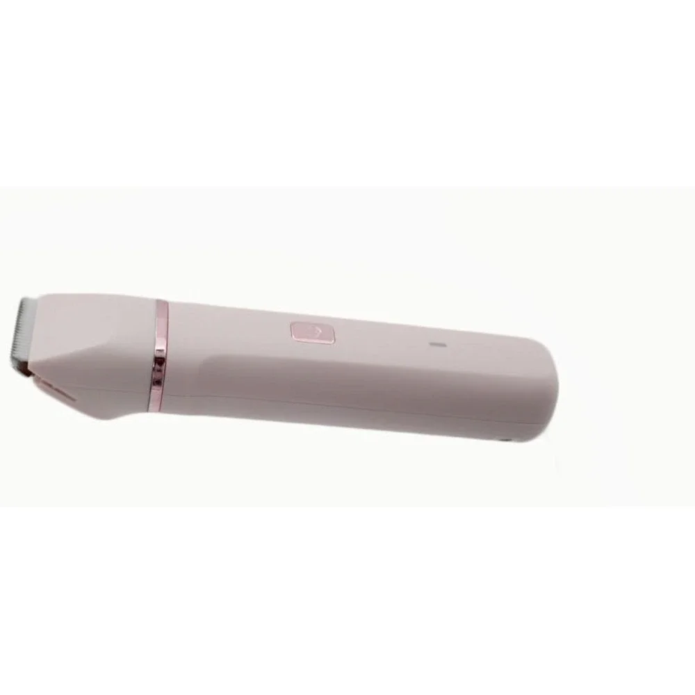 2-in-1 Bikini‎ Trimmer Electric Shaver for Women Pink Rose Gold TC-017 Cordless